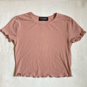 Pink Kittenish baby tee